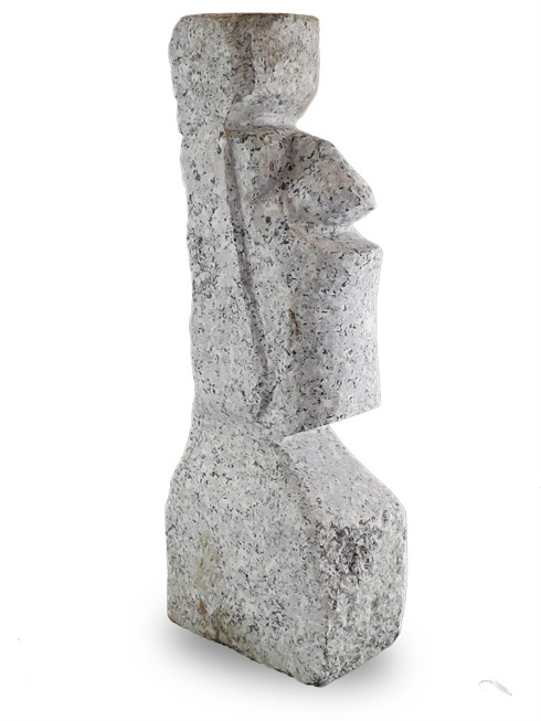 Unikátní hlava Moai