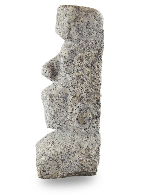 Unikátní kamenná hlava Moai